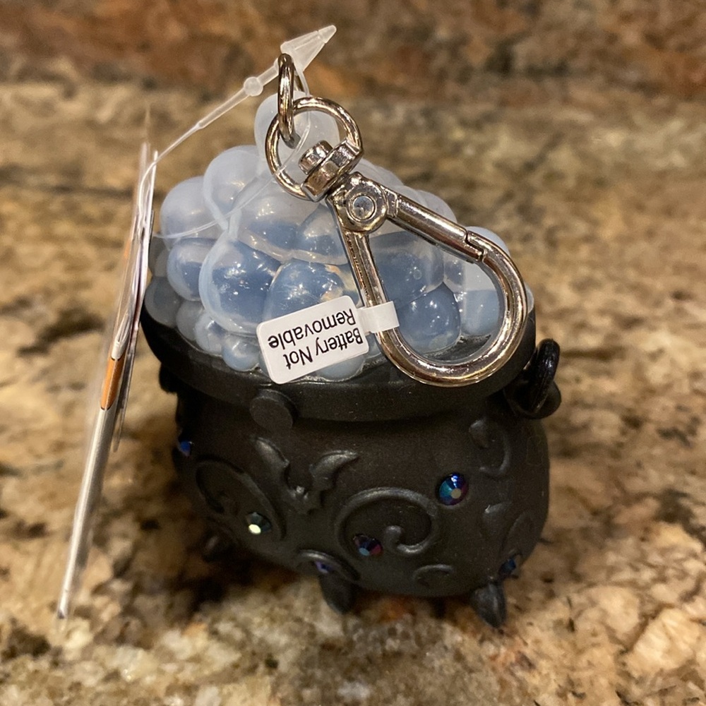 2-pc “Light-Up Color-Changing Spooky Cauldron PocketBac Holder w/Clip + Gel” NWT - Picture 8 of 11